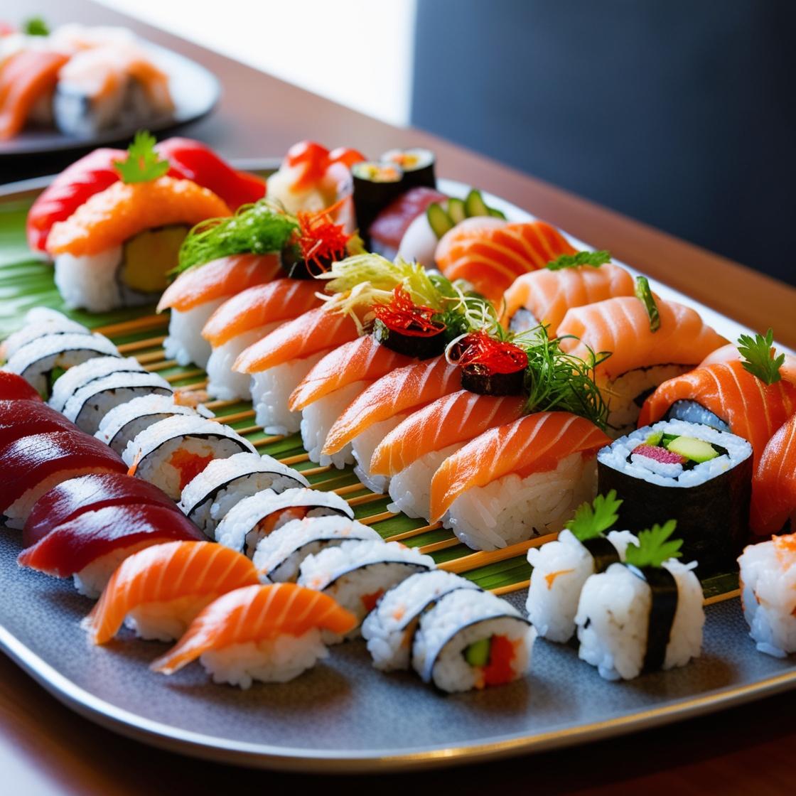 PLateaux de sushis